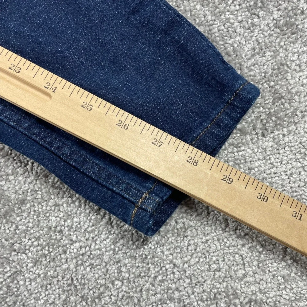 Patagonia Jeans Womens 31 x 28 Slim‎ Dark Wash Organic Cotton Blend Indigo Blue